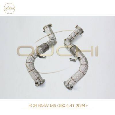 Exhaust Downpipe for BMW M5 G90/M6 F10 F06/F90 M5 M6/X2 35i/X3M X4M F97 F98 Stainless Steel Performance Upgrade Increase High-performance Auto Parts