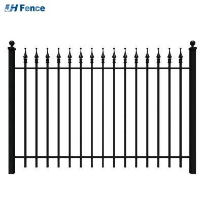 JH Fence Экономичные панели ограждения для открытого пространства и сада из порошко-окрашенной углеродистой стали, экологически безопасные, защищающие от грызунов, размером 6x8 футов