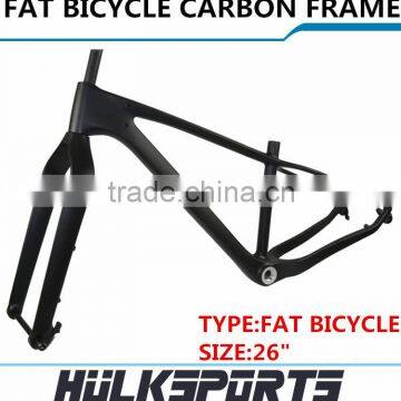 Carbon MTB Bike Cheap 26ER Carbon Fat Bicycle Frame Carbon Fat Bike Carbon Frame MTB Bike                        
                                                Quality Choice