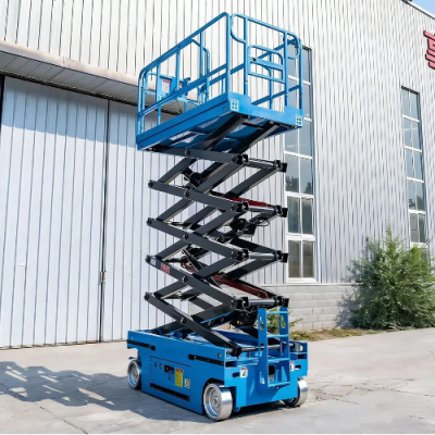 Hydraulic Electric Self Propelled Scissor Lift for High Ceiling Installation Work photo-4
