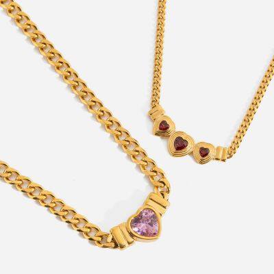 CNC Precision Cut Stainless Steel Necklace - 0.5 Micron TiN Layer for Scratch Resistance photo-5