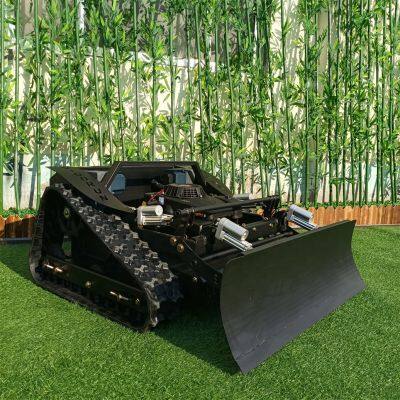 9HP Industrial Single Cylinder Loncin 224CC Gasoline Engine Tracked Remote Operated Bush Trimmer photo-2