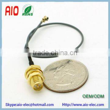 Rf1.13 RP-SMA Female Bulkhead Connector to UFL Female Connector RF Antenna Adapter Cable photo-3