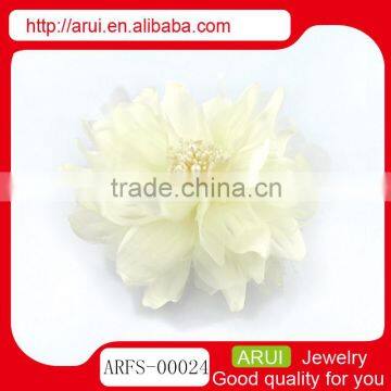Wholesale China wedding hair accessory white rose flower hair pin