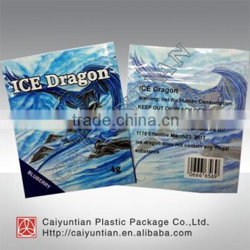 ice dragon 11g 4g series plastic foil bags with zipper