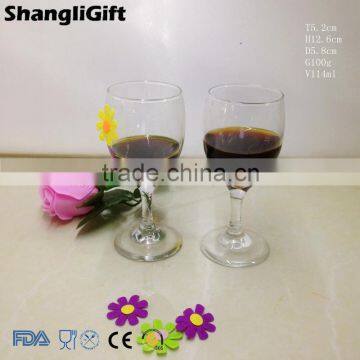 110ml Drinking Goblet Cheap Wine Glass For Bar/Pub