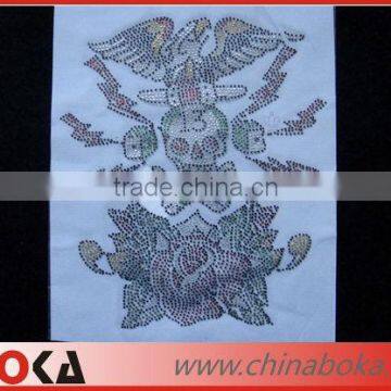 Latest Fashion Hot Fix Rhinestone Transfer Motif