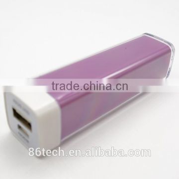 Free sample ! Slim laptop charger power bank 2600mah