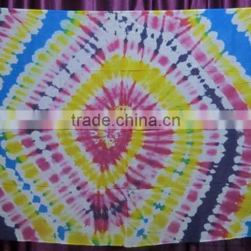 Tie Dye Pareo beach towel Sarong