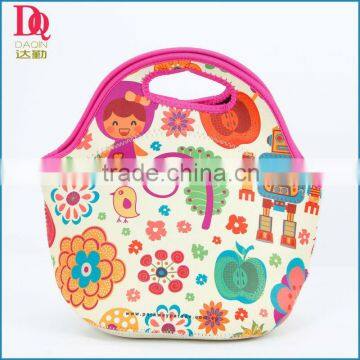 Durable double compartment lunch bag