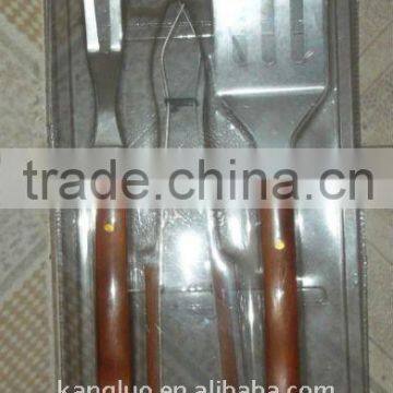BBQ Fork ,BBQ TONG AND BBQ SPATULA(3PCS)