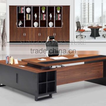 Big size CEO high quality executive with vice cabinet serie office desk(SZ-OD318)