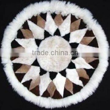 Round Alpaca Rug