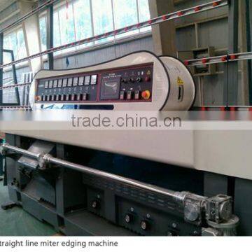 Chinese manufacturers glass straight- line miter edging machine with PlC control system