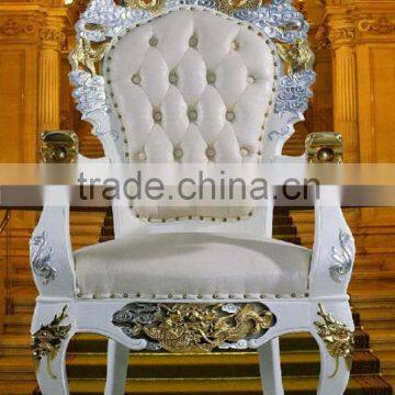 Luxury white classical dining chair XY4815