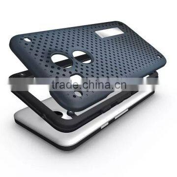 Shockproof Back Stand Case With Head Radiation Function For Nexus 5X Mesh Back Style TPU Rubber Cover Case MT-5296 photo-4