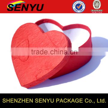 Custom Printing Heart Shape Cardboard Gift Box for Sale Handmade Style