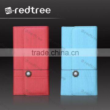 Luxury Folio cover business style simple color leather flip case for samsung j7
