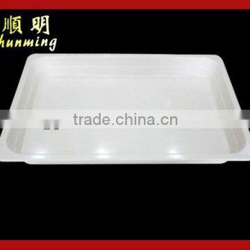 Hard plastic tray