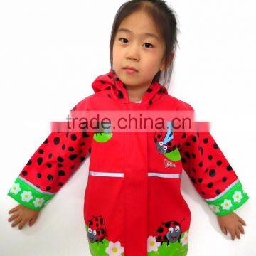 children cartoon rainjacket ,kids rascal rainsuit