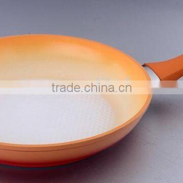 Color Changing Frying Pan with Stamping Honey Cell (WNFAL-3003)