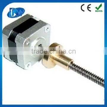 High torque motor stepper nema 17 screw and nut for 3d printer