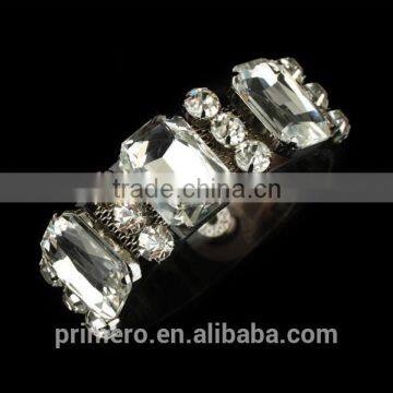 New Vintage Crystal Flower PVC Bracelets & Bangles For Women Fashion Designer Jewelry photo-2