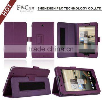 Hot selling leather stand case cover for Acer Iconia Tab 7 A1-713HD