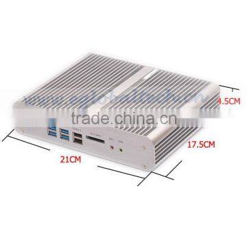 Fanless Industrial IPC Server Intel Core i3 5010U HD5500 Graphics Small Computer 4K HTPC Better Than PIPO X7 Mini PC Windows 8. photo-2