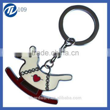 metal horse shaped keychain