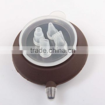 HP022 The high quality silica gel Round pot type Coffee color / orange pastry tools