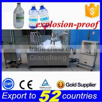 Sales promotion full automatic acetone filling machine,260ml liquid filler