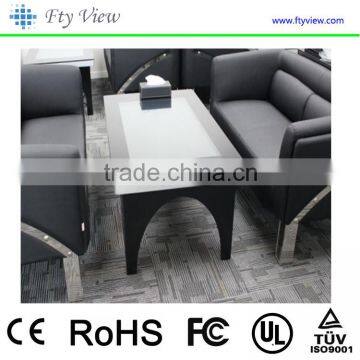 55 Inch Floor Standing tft display multi touch foil interactive touch table