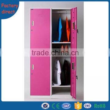 Two Door Metal Wardrobe Cabinet Design