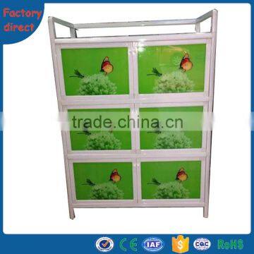 Known Down Struction Aluminium Rack Cabinet For Kitchen With Glass Door photo-2