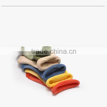 OEM Wholesale 100% Cotton Candy Color Baby Socks Breathable and Anti-bacterial photo-2