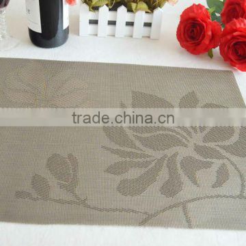 wholesale pvc placemat/cheap placemats/woven vinyl placemats