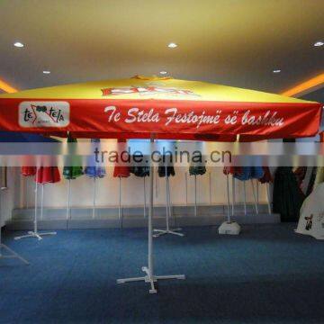 3x3m square market outdoor garden parasol for promotional