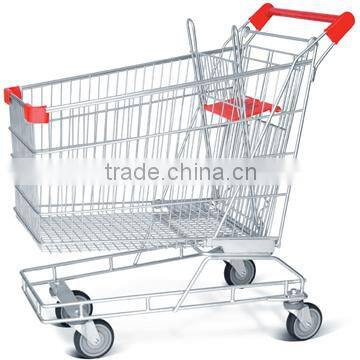Trade Assurance Hot Selling Metal Grocery Cart, 4 Wheel Carts, Metal Cart Wheels photo-4