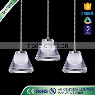 CE UL 3*3W metal pendant lamp holder