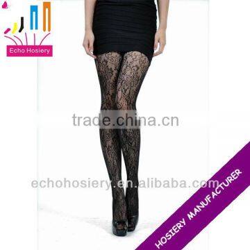 lady patterned pantyhose/tights