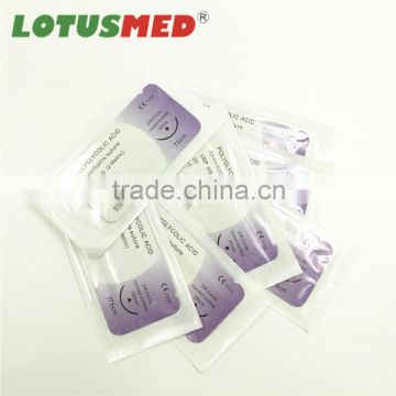 Surgical Suture Thread with Needle Kinds of PGA Suture 75cm