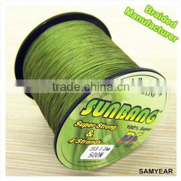 Zhejiang Fishing Tackle PE Braid Fishing Line 4 Strands Super Line High Performance