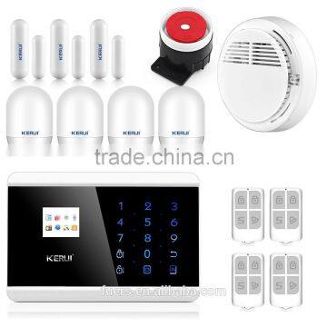 Kerui GSM PSTN wireless wifi gsm security anti-burglar home alarm system