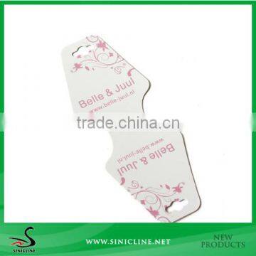 Sinicline Fantastic Necklace Display Card/Flora Logo Printing Necklace Card