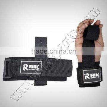 Power lifting straps 6" long nylon/acrylic strap