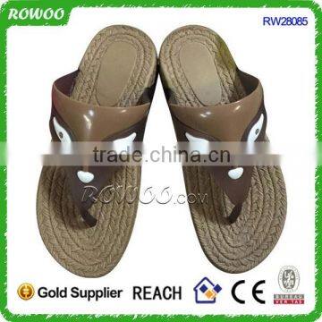 latest design promotional jute sandals wholesale