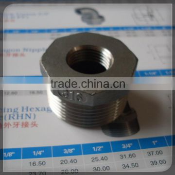 Stainless Steel Hex bushing NPT