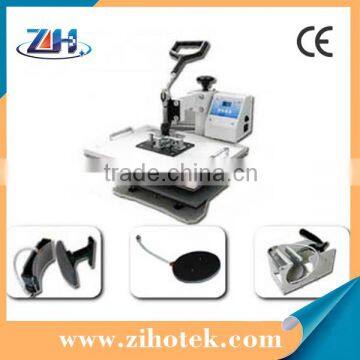 Top quality T-shirt Heat Transfer Machine combo heat press 4 in 1,4 in 1 Heat press Machine