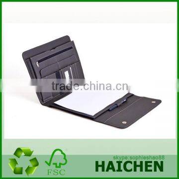 a4 zip folio china leather pu folio